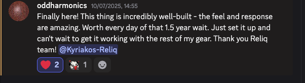 Discord testimonial 1