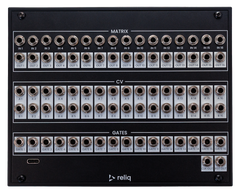 Breakout Module, Black edition: matrix, CV and gate jacks