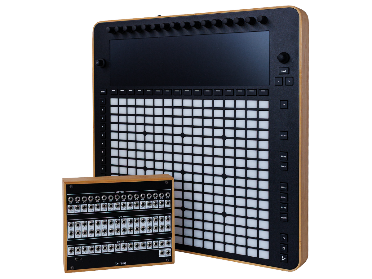 Reliq Wood at an angle, with the Breakout Module