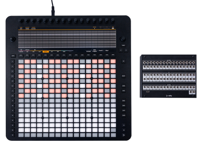 Reliq Black hybrid instrument from above, with the Breakout Module