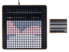 Reliq Wood hybrid instrument from above, with the Breakout Module